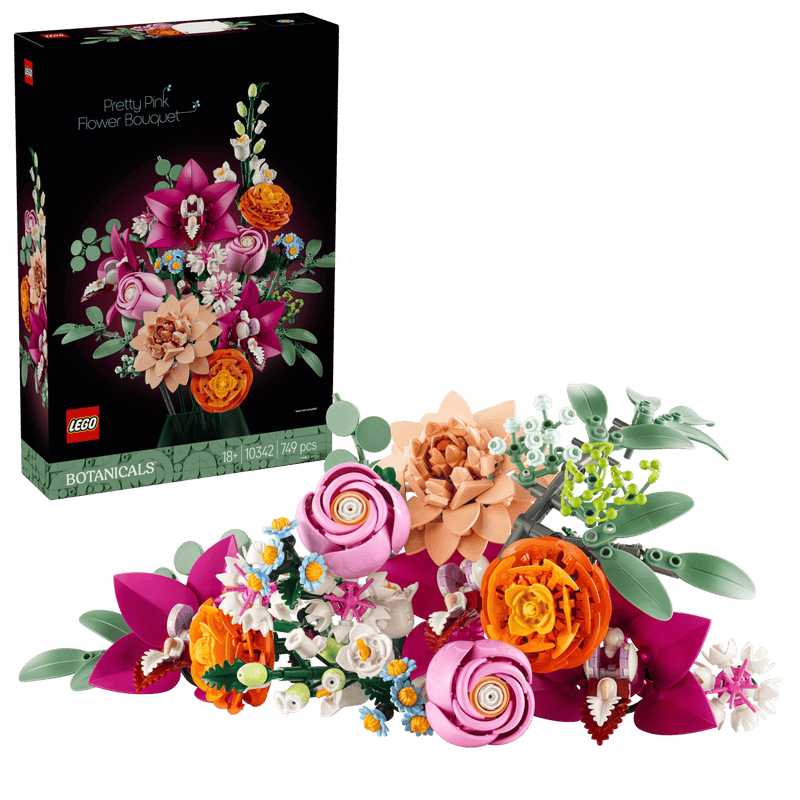 LEGO Smuk pink blomsterbuket (10342)
