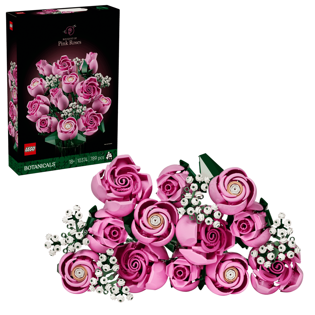 LEGO Buket af pink roser (10374)