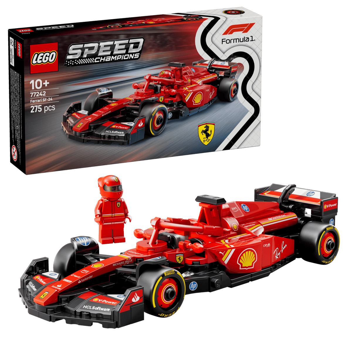LEGO Ferrari SF-24 F1®-racerbil (77242)