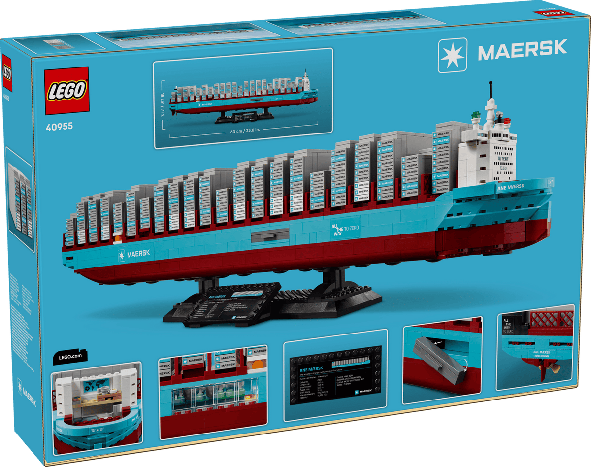 LEGO Mærsk-containerskib med dual-fuel-motor (40955)